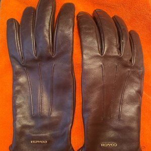 COACH Tech Napa Leather Gloves